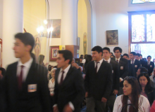 MISA DE DESPEDIDA A LOS CUARTOS MEDIOS